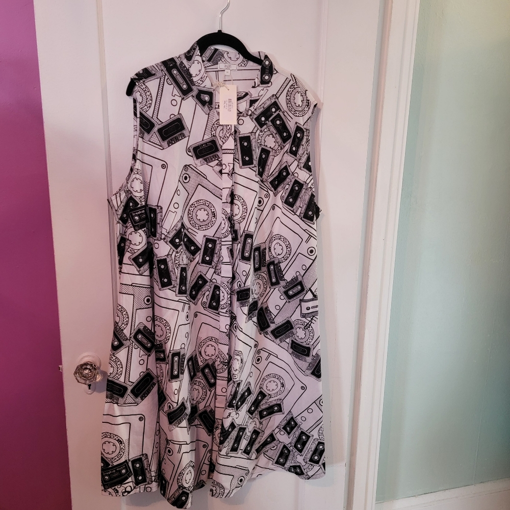 Zuri Kenya Dress, Mix Tape, 2X, NWT